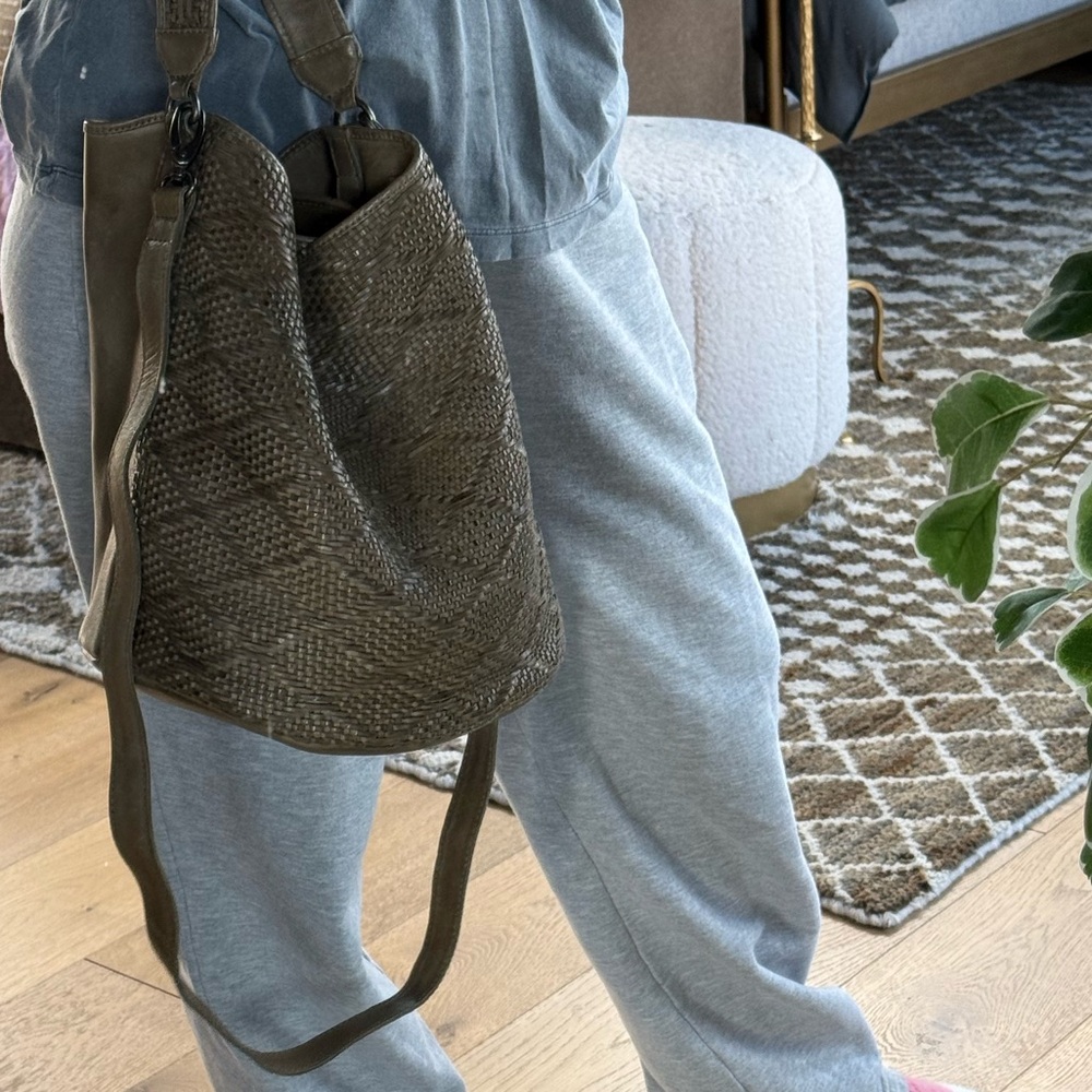 Olive Green Bucket Bag - Picture 5 of 13
